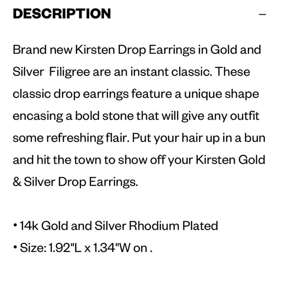 Kendra Scott | Kirsten Filigree Earrings - Picture 3 of 10